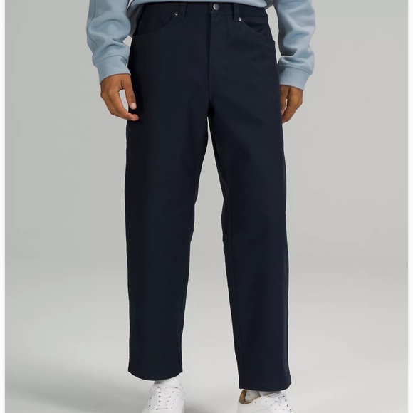 lululemon athletica Other - Lululemon ABC Relaxed Fit Crop Pant Utilitech True Navy Blue Size 34